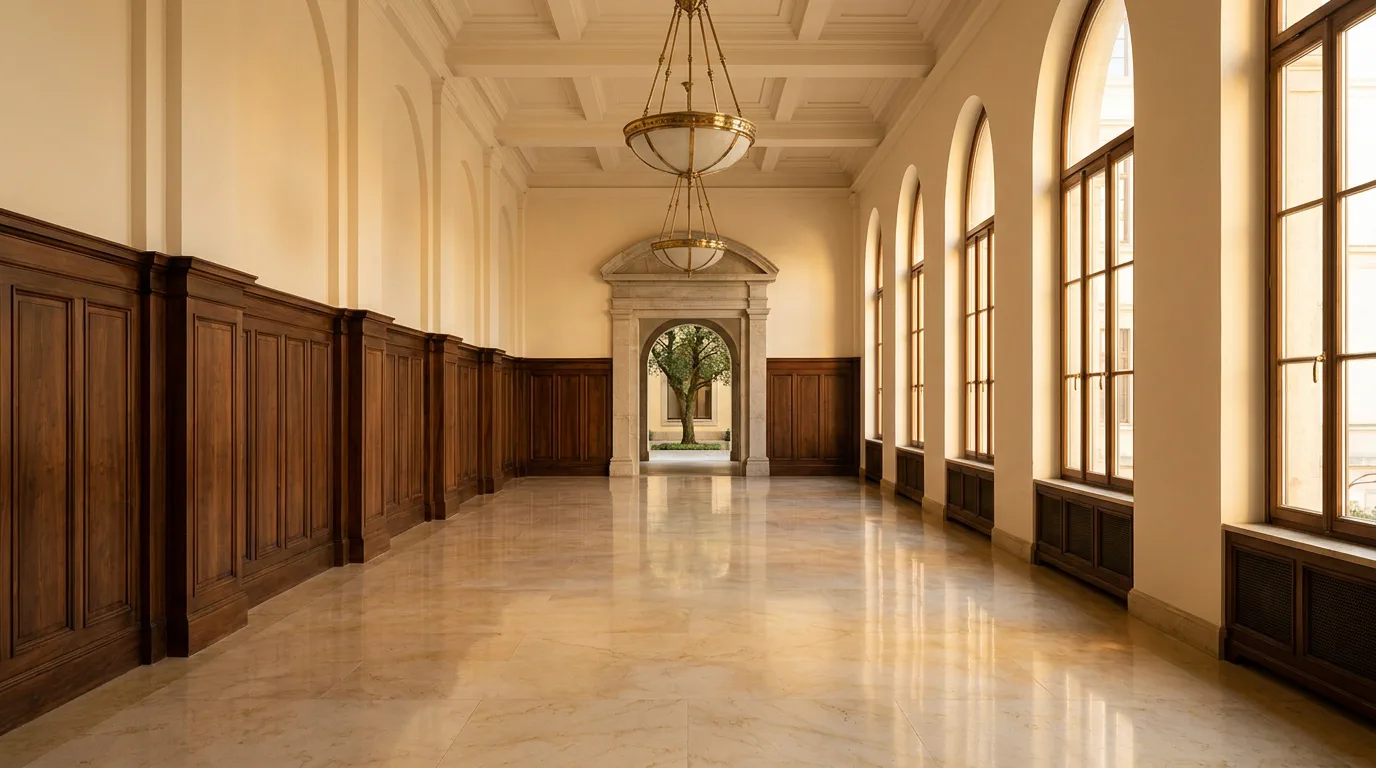A ministerial setting